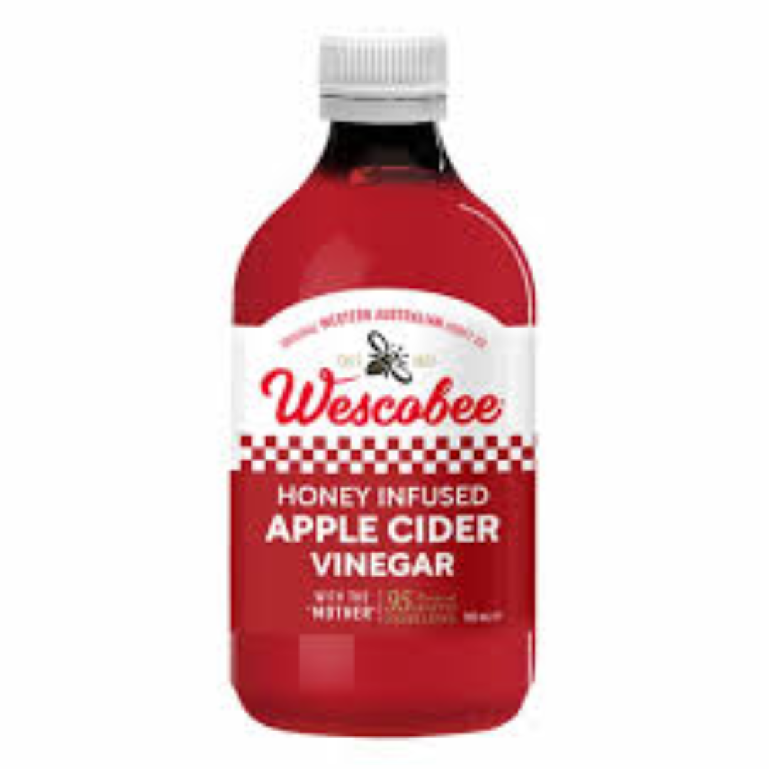 WESCOBEE APPLE CIDER VINEGAR+HONEY 750ML
